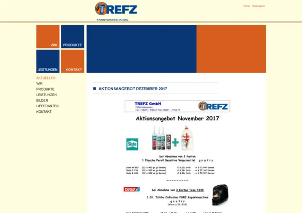 Farbengroßhandel Trefz GmbH Adelsheim Farbengroßhandel Trefz GmbH Adelsheim