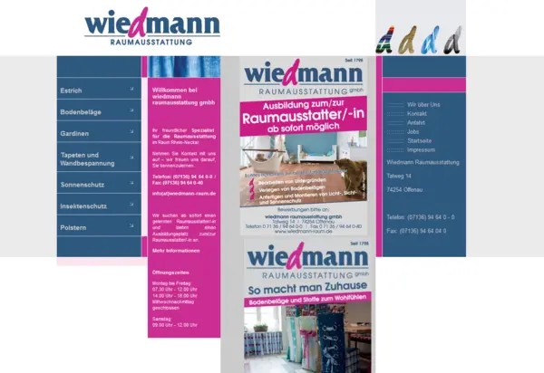 Wiedmann Raumausstattung Offenau Wiedmann Raumausstattung Offenau